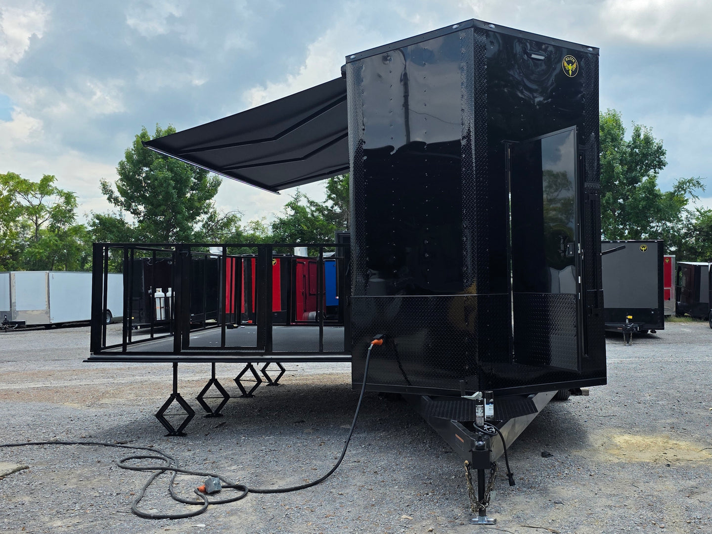 8.5x20 16' stage-34553 Open front side picture 