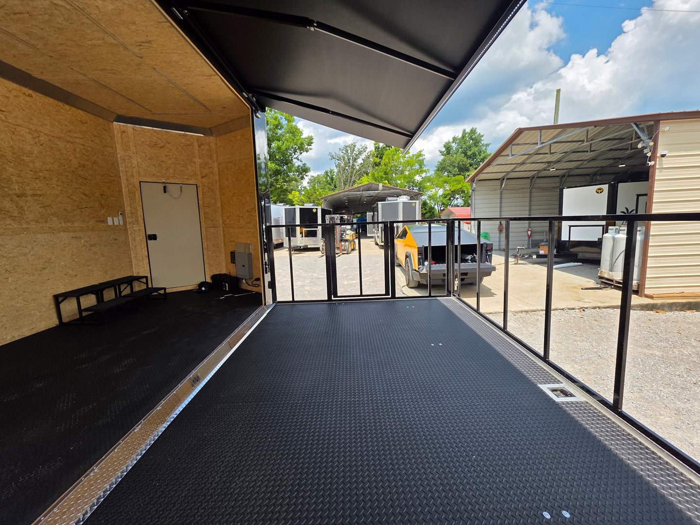 8.5x20 16' stage-34553 Porch back side picture 