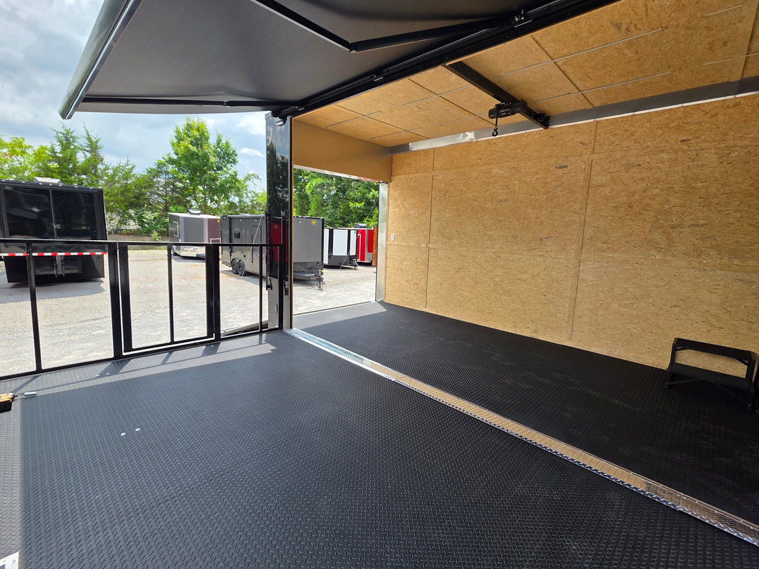 8.5x20 16' stage-34553 porch front left angle picture 