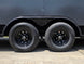 8.5x20 Charcoal Enclosed Trailer with Blackout Package (2) 5200lb Axles Storage Axel picture 