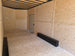 8.5x20 Charcoal Enclosed Trailer with Blackout Package (2) 5200lb Axles Storage Interior back left angle picture 