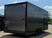8.5x20 Charcoal Enclosed Trailer with Blackout Package (2) 5200lb Axles Storage Back right-angle picture 