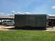 8.5x20 Charcoal Enclosed Trailer with Blackout Package (2) 5200lb Axles Storage Open left side picture