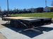 8.5x20 I Beam Deck over Dovetail Equipment Trailer 2-7k Axles with King Kong Ramps Back left angle picture 