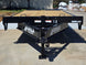 8.5x20 I Beam Deck over Dovetail Equipment Trailer 2-7k Axles with King Kong Ramps Front side picture 