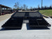 8.5x20 I Beam Deck over Dovetail Equipment Trailer 2-7k Axles with King Kong Ramps Open Back side picture 