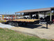 8.5x20 I Beam Deck over Dovetail Equipment Trailer 2-7k Axles with King Kong Ramps Open front left angle picture 