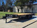 8.5x20 I Beam Deck over Dovetail Equipment Trailer 2-7k Axles with King Kong Ramps Front right-angle picture 