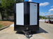 8.5x20 White With Blackout Package 2-5200lb axles Front side picture 