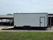 8.5x20 White With Blackout Package 2-5200lb axles Open left side picture 