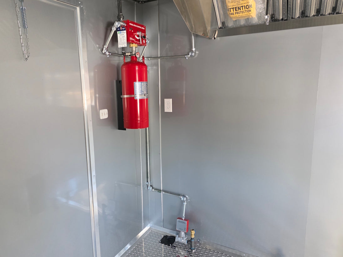 8.5x22 Black W/ sliver-29630 Fire suppression system picture 