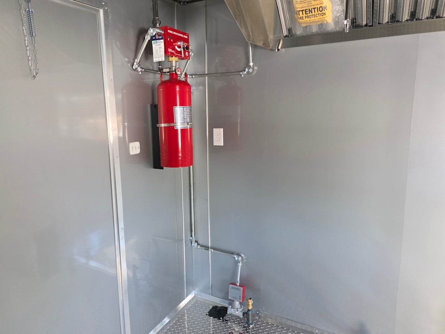 8.5x22 Black W/ sliver-29630 Fire suppression system picture 