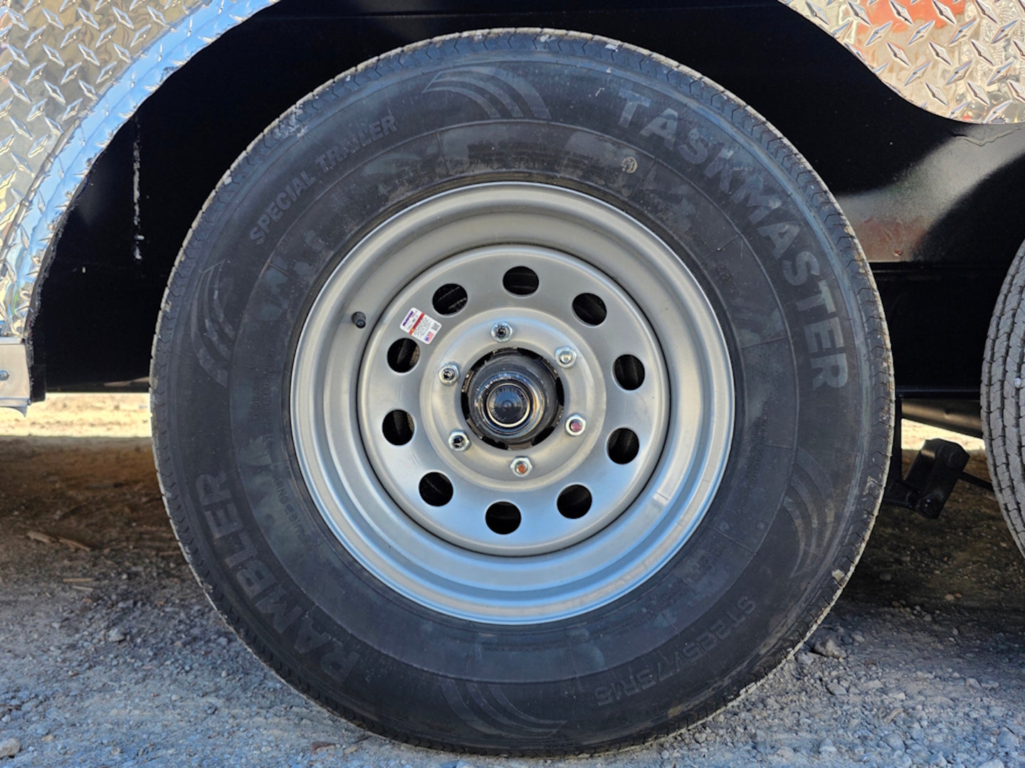 8.5x22 Black W/ sliver-29630 Wheel picture 