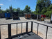 8.5x24 Black Stage trailer-34619 Back stage back left angle picture 