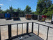 8.5x24 Black Stage trailer-34619 Back stage back left angle picture 