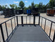 8.5x24 Black Stage trailer-34619 Back stage back side picture 
