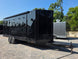 8.5x24 Black Stage trailer-34619 Front left angle picture