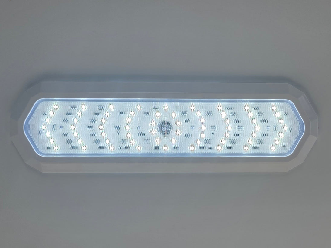 8.5x24 Black Stage trailer-34619 interior light picture 