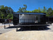 8.5x24 Black Stage trailer-34619 Open left angle picture