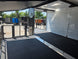 8.5x24 Black Stage trailer-34619 Side stage front left angle picture 
