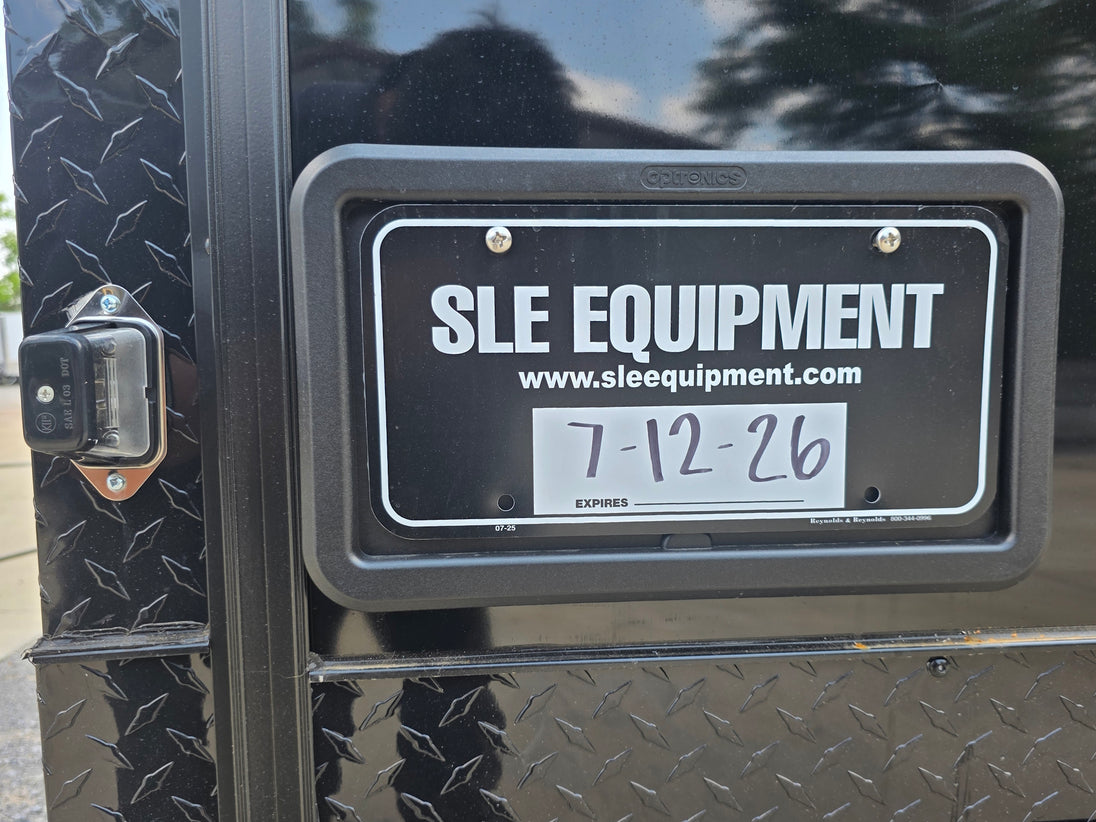 8.5x24 Black w/o BO - 33414 License plate bracket picture 