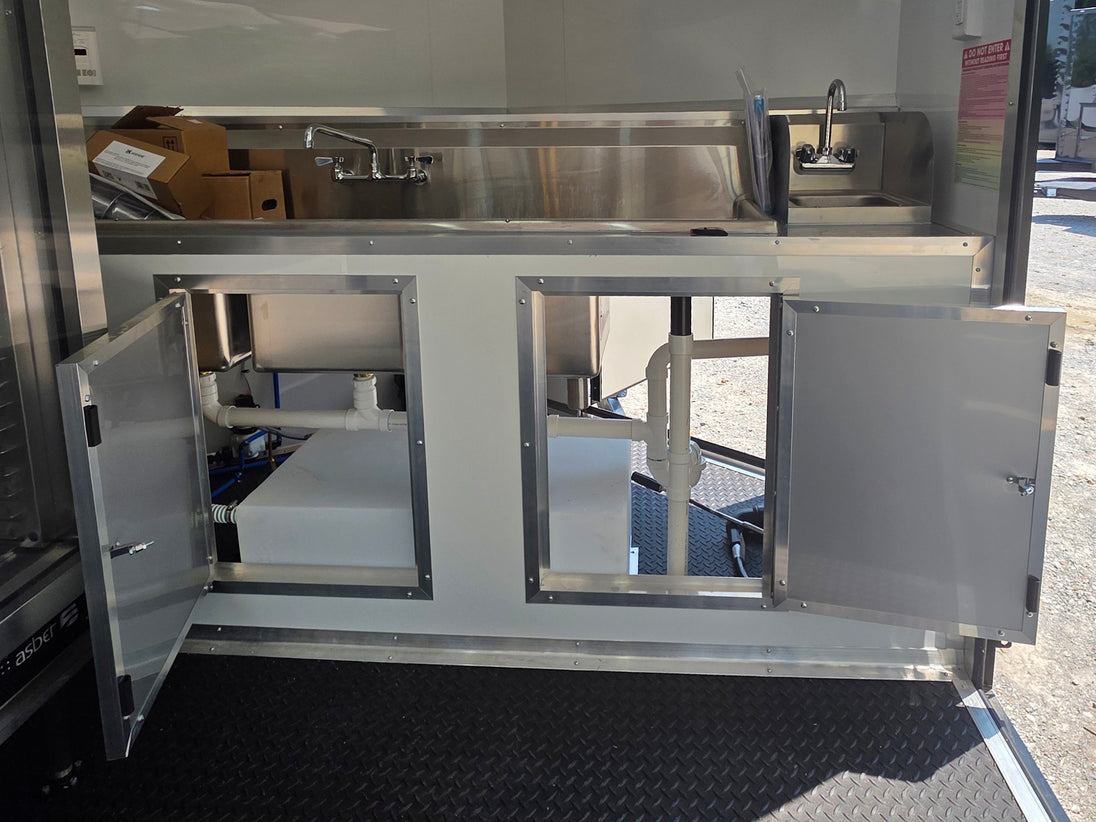 8.5x24 Black w/o BO - 33414 Open sink package picture 