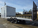 8.5x24 Hybrid White Enclosed V - Nose Trailer (2) 7000lb Axles 14k GVWR - SLE Equipment - 7