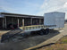8.5x24 Hybrid White Enclosed V - Nose Trailer (2) 7000lb Axles 14k GVWR - SLE Equipment - 19