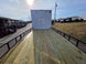 8.5x24 Hybrid White Enclosed V-Nose Trailer (2) 7000lb Axles back straight view picture 