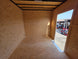 8.5x24 Hybrid White Enclosed V-Nose Trailer (2) 7000lb Axles inside view picture 3