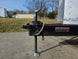 8.5x24 Hybrid White Enclosed V-Nose Trailer (2) 7000lb Axles jack and chain view picture