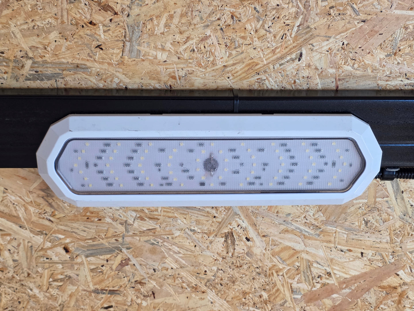 8.5x24 Hybrid White Enclosed V-Nose Trailer (2) 7000lb Axles led light view picture 