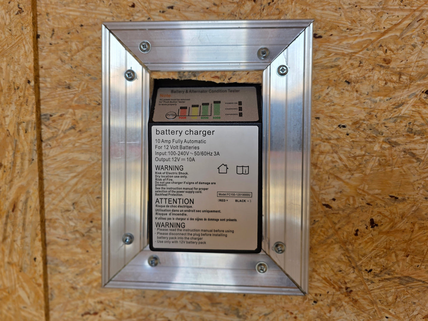 8.5x24 Hybrid White Enclosed V-Nose Trailer (2) 7000lb Axles tester view picture 