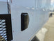8.5x24 Hybrid White Enclosed V-Nose Trailer (2) 7000lb Axles vent angled view picture 