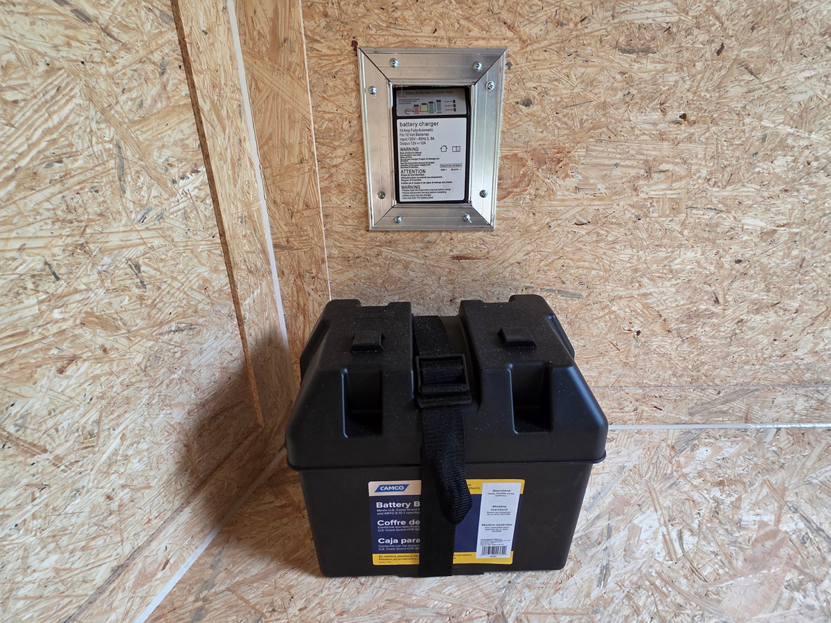 8.5x24 Lime Green Enclosed Hybrid (2) 7,000lb axles Battery picture 