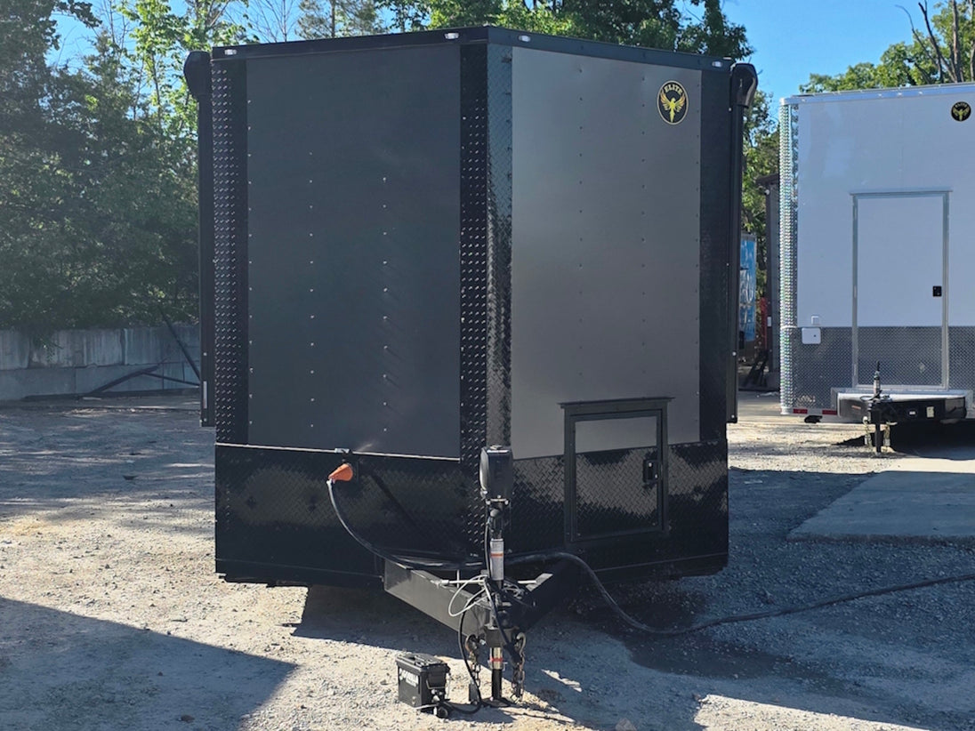 8.5x24 Office Trailer Front side picture 