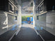 8.5x24 Office Trailer Interior front side picture 
