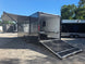 8.5x24 Office Trailer Open back left angle picture