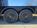 8.5x24 V nose Hybrid Black with Black Trim 2-7k axles wheel view picture 