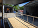 8.5x24 Walk on Roof Stage trailer Interior front left angle stage picture 