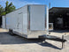8.5x24 Walk on Roof Stage trailer Open front left angle picture 