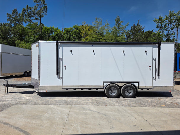 8.5x24 Walk on Roof Stage trailer Right side picture 