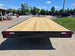 8.5x25 Straight Deckover Trailer (2) 7K Axles with Slide Out Ramps 14K GVWR Back side picture
