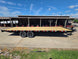 8.5x25 Straight Deckover Trailer (2) 7K Axles with Slide Out Ramps 14K GVWR left side picture 