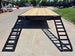 8.5x25 Straight Deckover Trailer (2) 7K Axles with Slide Out Ramps 14K GVWR Open back side picture 