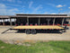 8.5x25 Straight Deckover Trailer (2) 7K Axles with Slide Out Ramps 14K GVWR Open left angle picture 
