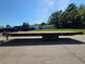 8.5x25 Straight Deckover Trailer (2) 7K Axles with Slide Out Ramps 14K GVWR Right side picture 