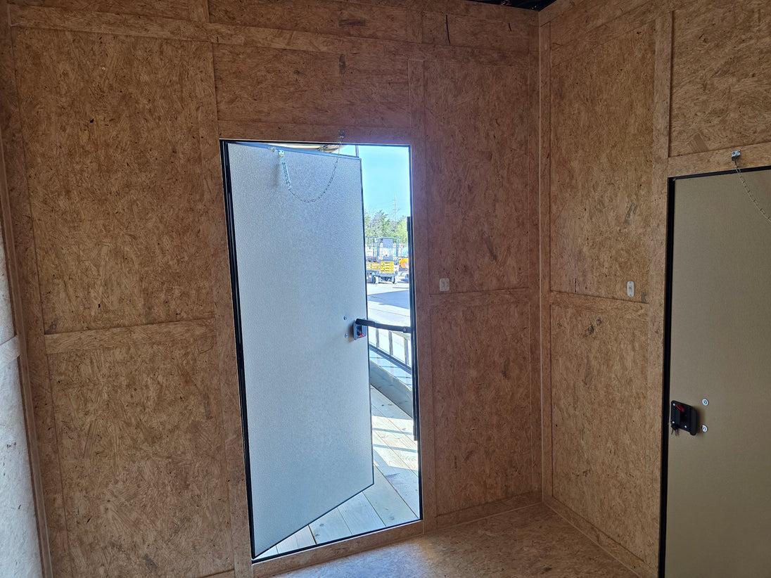8.5x26 Hybrid with roof Interior front left angle picture 
