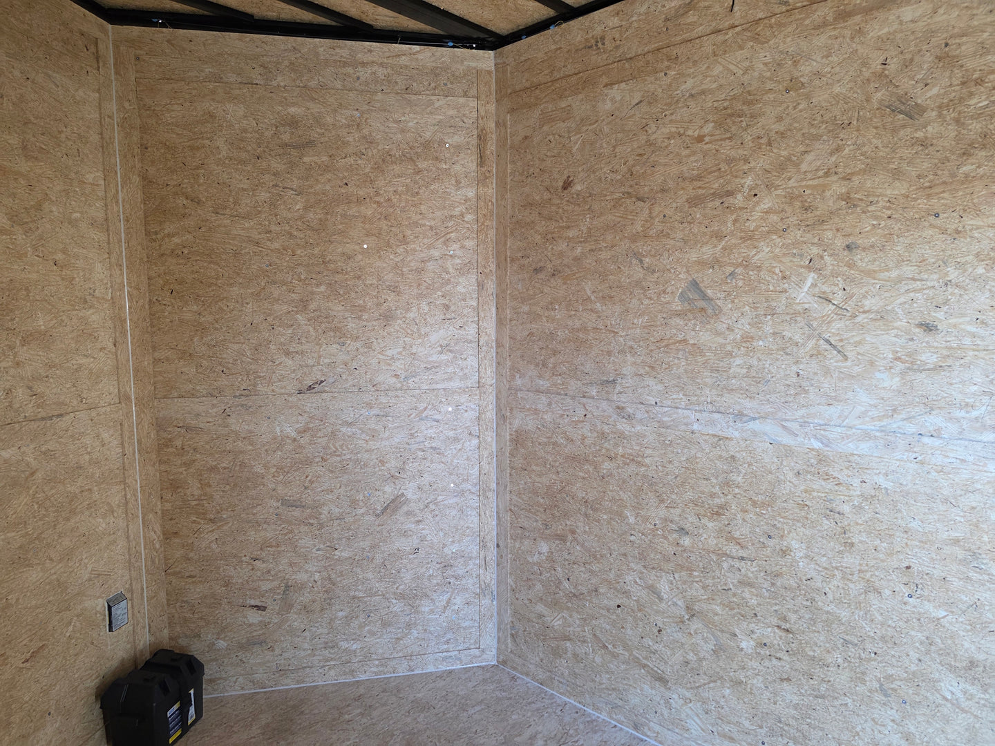 8.5x26 Hybrid with roof Interior back left angle picture 