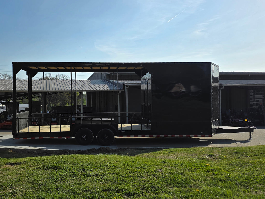 8.5x26 Hybrid with roof Left side picture 